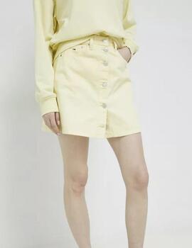 Minifalda Tommy Jeans amarillo