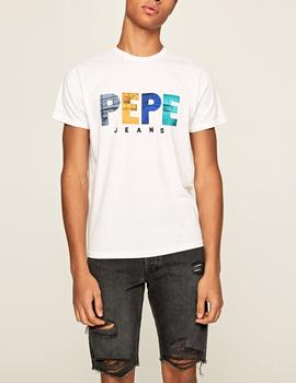 Camiseta Pepe Jeans Edison blanco