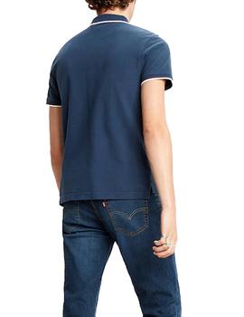 Polo Levis Batwing azul
