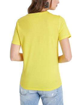 Camiseta Desigual Tropic Thoughts amarillo