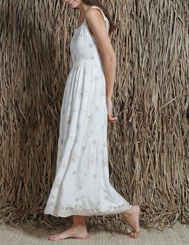 Vestido Indi-Cold blanco
