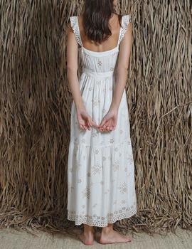 Vestido Indi-Cold blanco