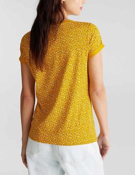 Camiseta Esprit amarillo