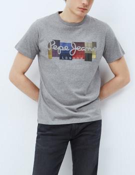Camiseta Pepe Jeans Casst gris