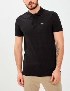 Polo Tommy Jeans negro