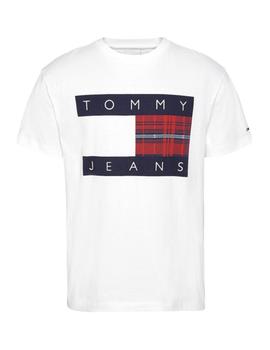 Camiseta Tommy Jeans logo blanco