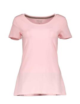 Camiseta Esprit básica rosa