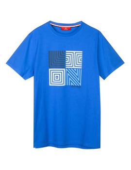 Camiseta Lion of Porches azul