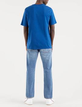 Camiseta Levis relaxed logo azul