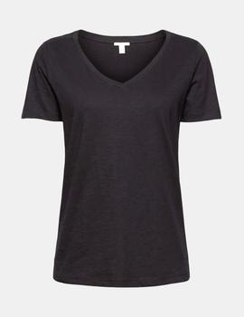 Camiseta Esprit pico negro