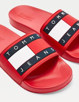 Sandalia Tommy Jeans rojo