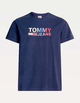 Camiseta Tommy Jeans logo marino