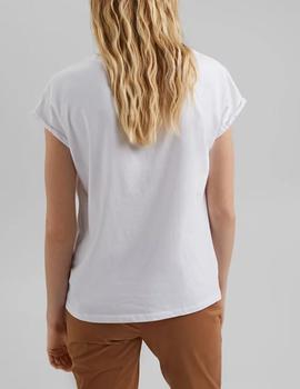 Camiseta Esprit bordado inglés blanco
