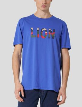 Camiseta Lion of Porches logo azul