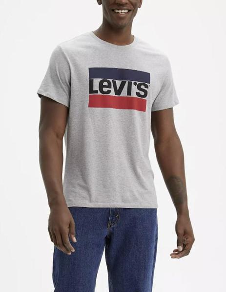 Camiseta Levis logo sport gris
