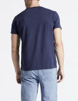 Camiseta Levis básica azul