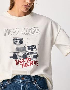 Camiseta Pepe Jeans Berti blanco
