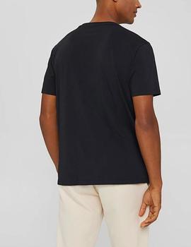 Camiseta Esprit estampada negro