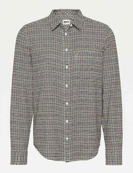 Camisa Tommy Jeans microcuadros multi