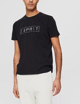 Camiseta Esprit logo negro
