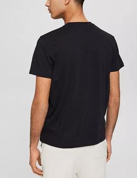 Camiseta Esprit logo negro