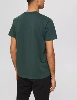 Camiseta Esprit logo verde