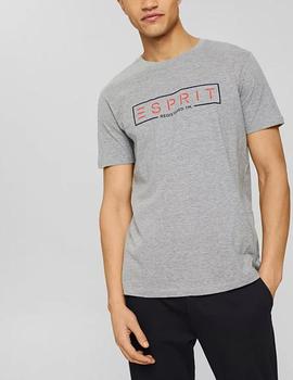 Camiseta Esprit logo gris