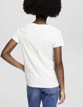 Camiseta Esprit estampada blanco