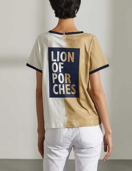 Camiseta Lion of Porches logo verde