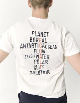 Camiseta Ecoalf Antart blanco