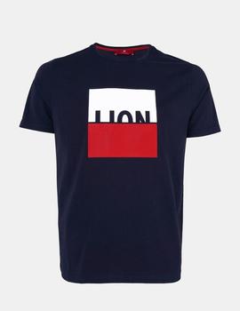 Camiseta Lion of Porches logo marino