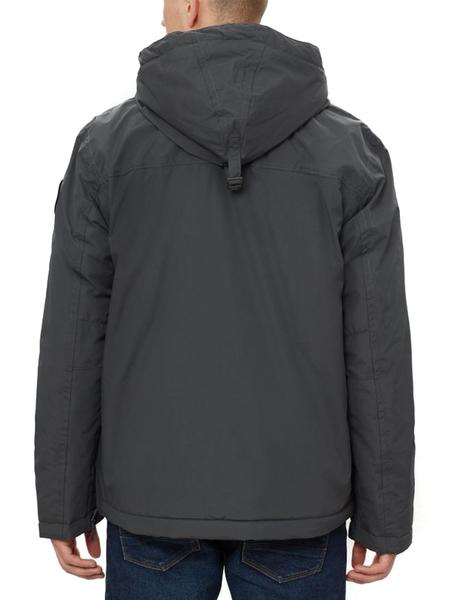 Napapijri Rainforest Winter - Chaqueta impermeable para hombre, color gris  oscuro, color liso, Gris oscuro Sólido