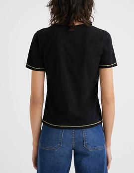 Camiseta Desigual Daisy negro