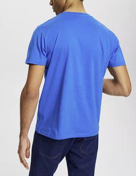Camiseta Esprit bolsillo azul