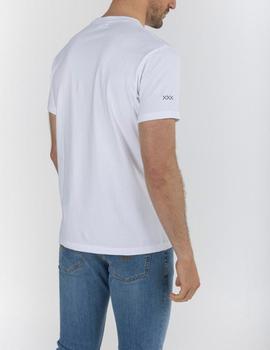 Camiseta El Pulpo parche blanco