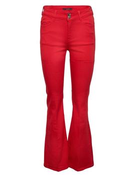 Pantalón vaquero Esprit bootcut rojo