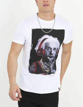 Camiseta Brave Soul Einstein blanco