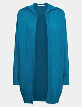 Cárdigan Esprit con capucha azul
