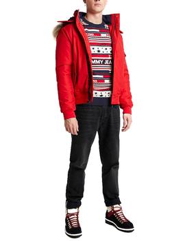 Cazadora Tommy Jeans Tech Jacket rojo