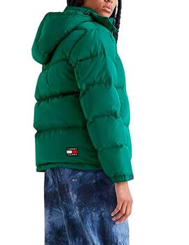 Chaqueta Tommy Jeans acolchada verde