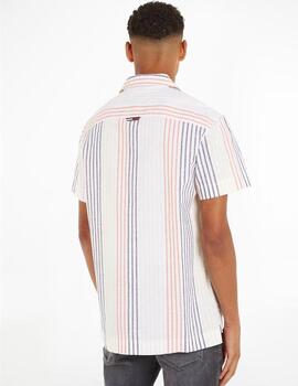 Camisa Tommy Jeans rayas multi