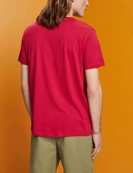 Camiseta Esprit estampada rojo