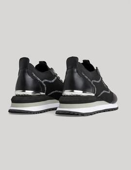 Zapatillas Pepe Jeans combinadas negro
