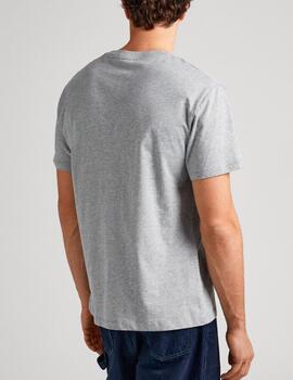 Camiseta Pepe Jeans estampada gris