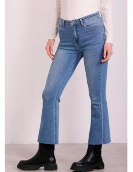 Pantalón vaquero Mimi-Mua cropped azul