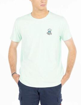 Camiseta El Pulpo logo verde