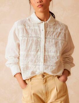 Camisa Indi&Cold puntilla blanco