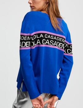 Jersey Lola Casademunt logo azul