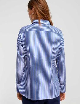 Camisa Lola Casademunt rayas azul