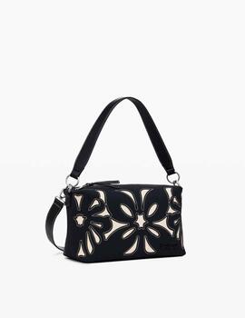 Bolso Desigual flores negro